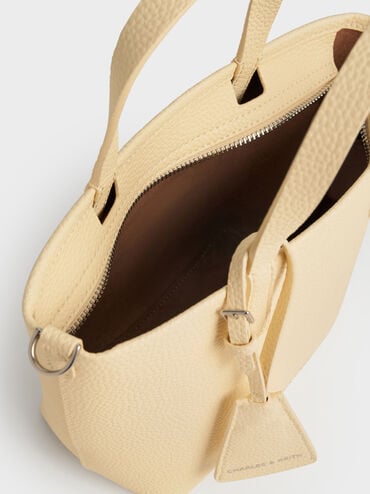 Mini Beryl Tote Bag, Butter Yellow, hi-res