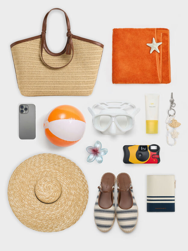 Ivette Raffia Woven Tote Bag, Multi, hi-res