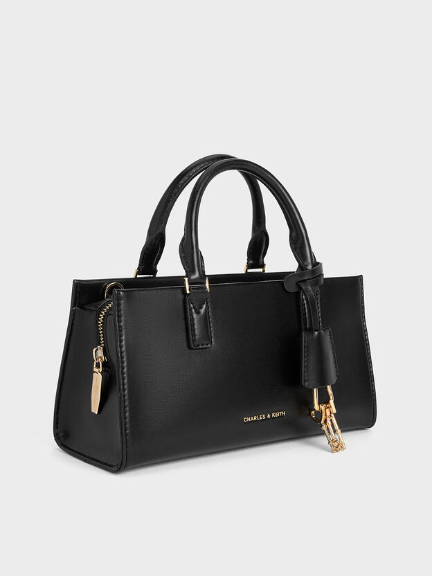 Kerry Top Handle Bag, Black, hi-res