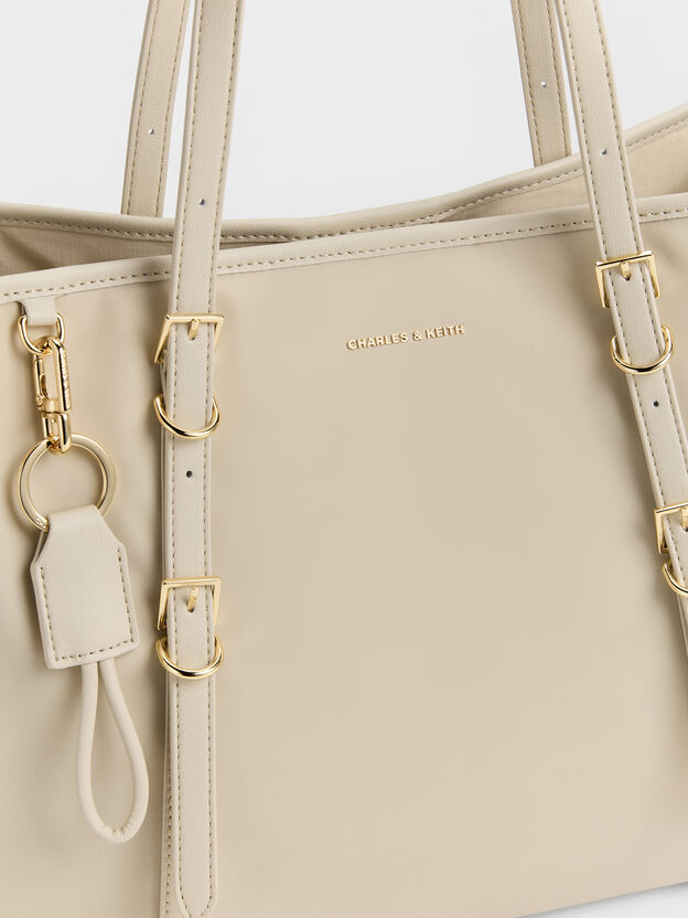 Levy Nylon Tote Bag, Dusted Oat, hi-res