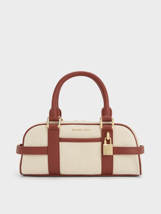 Scottie Canvas Bowling Bag, Brick, hi-res