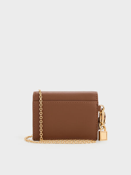 Scottie Small Wallet, Chocolate, hi-res