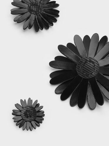 Polly Floral Appliques Set, Black Box, hi-res