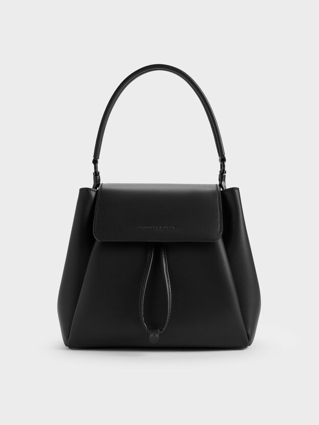 Hanya Top-Handle Backpack, Jet Black, hi-res