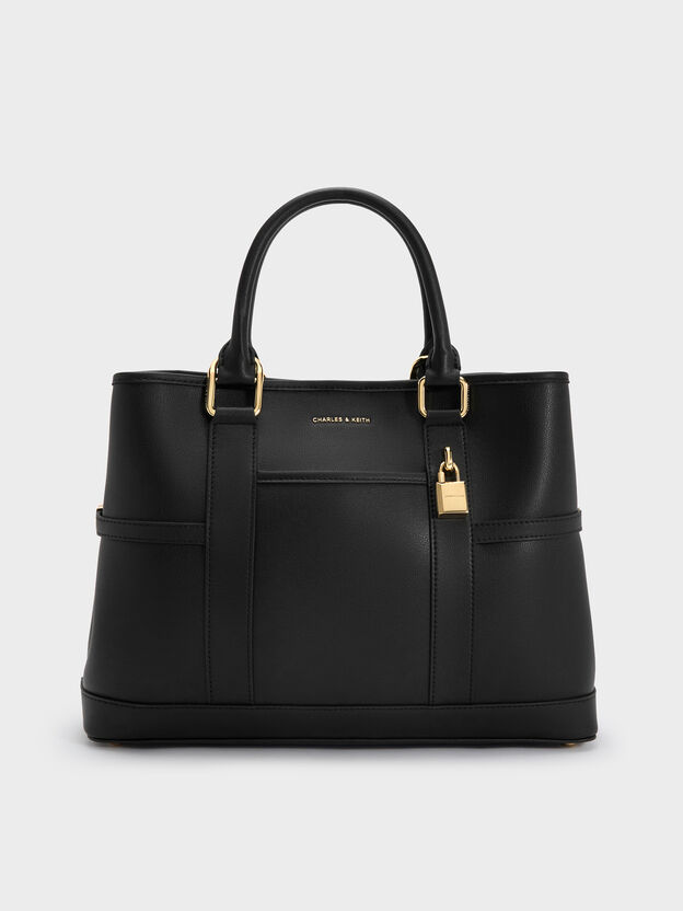 Scottie Tote Bag, Black, hi-res