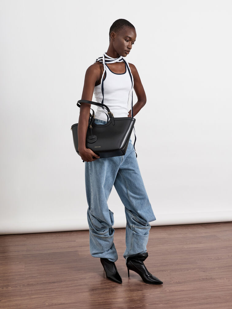 XL Enola Tote Bag, Black, hi-res