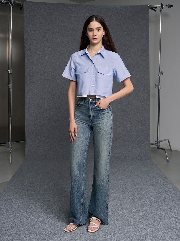 Lliana Strappy Slide Sandals, Chalk, hi-res