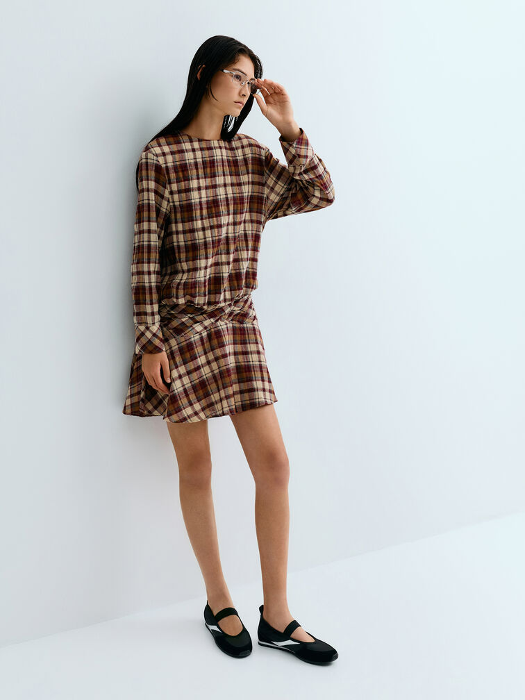 Jace Recycled Leather Mary Jane Sneakers, Black Textured, hi-res