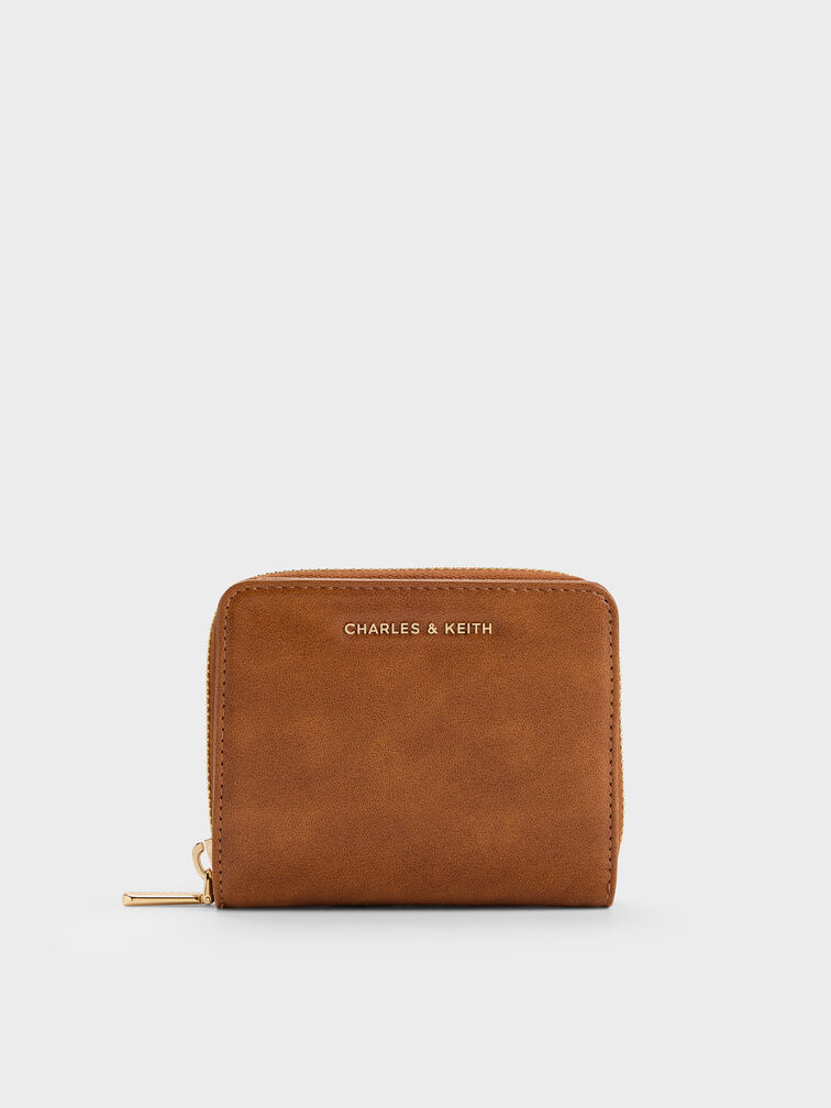 Finley Zip-Around Small Wallet, Distressed Tan, hi-res