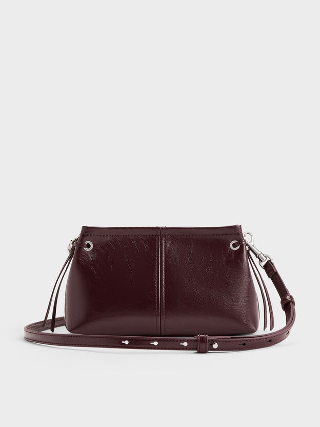 Noane Top Handle Bag, Wineberry Red, hi-res
