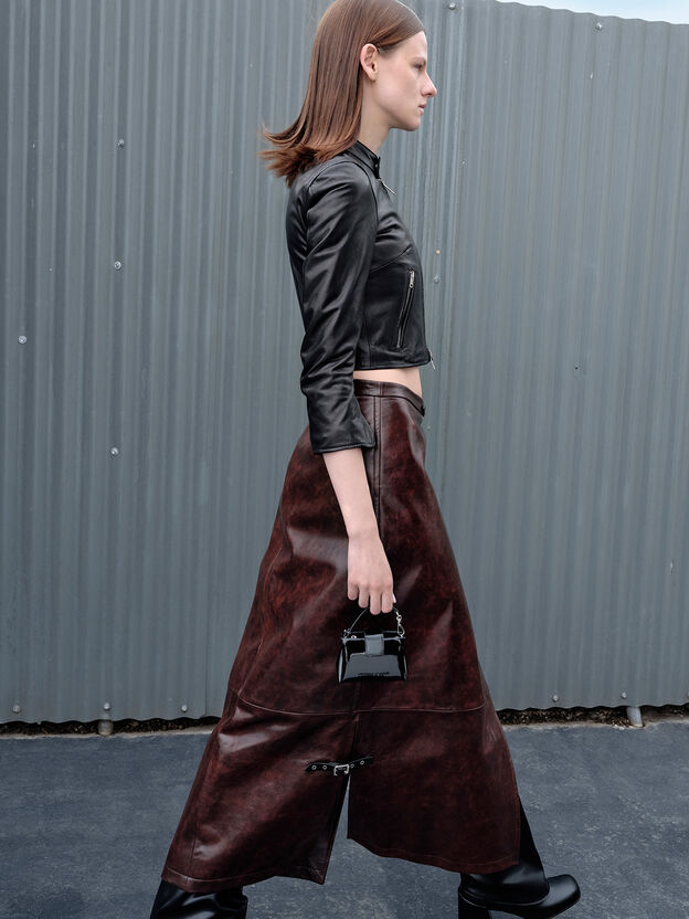 Bosie Patent Micro Bag, Noir, hi-res