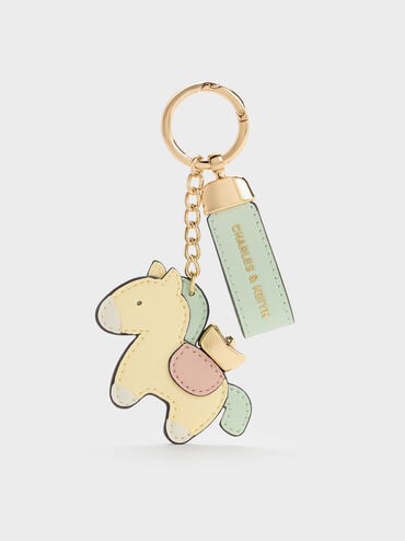 Horse With Gold Ingot Charm, Multi, hi-res