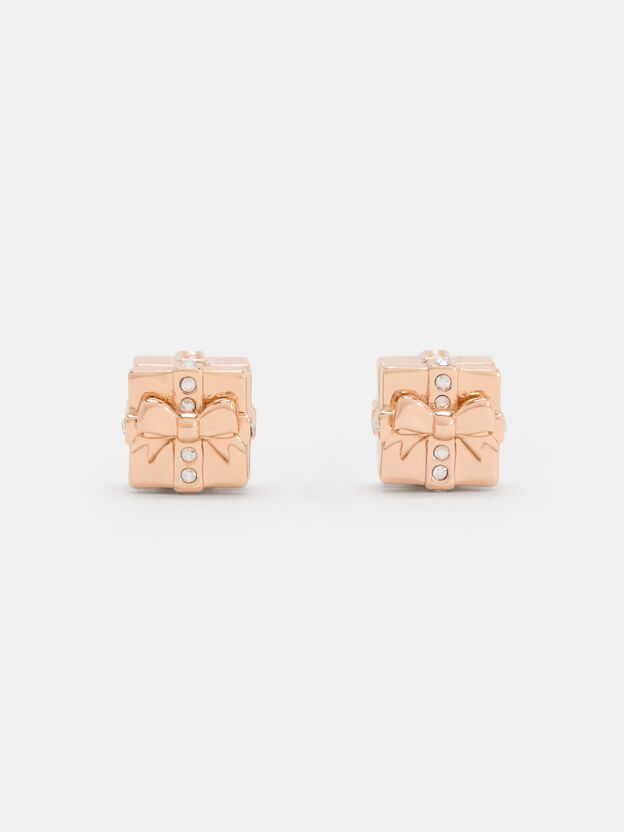 Athalia Gift-Box Stud Earrings, Rose Gold, hi-res