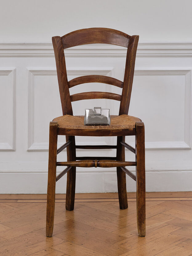 Bosie Metallic Micro Bag, Pewter, hi-res