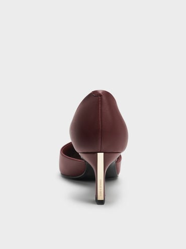 Kerra Pointed D'Orsay Pumps, Burgundy, hi-res