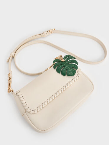 Blume Braided Shoulder Bag, Cream, hi-res