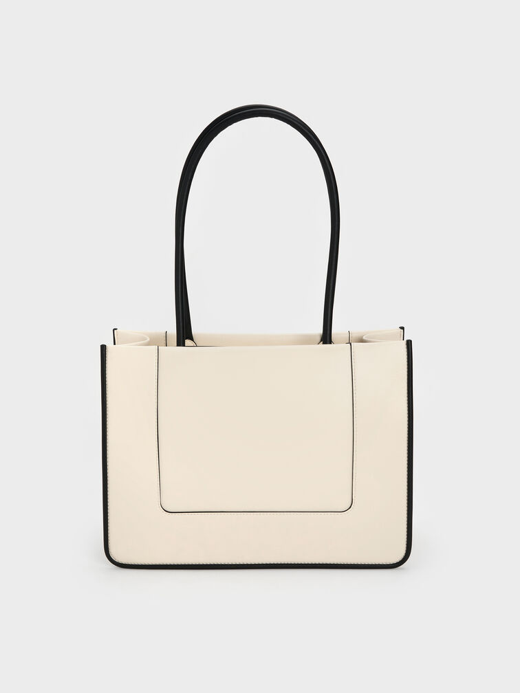 Daylla Tote Bag, Cream, hi-res