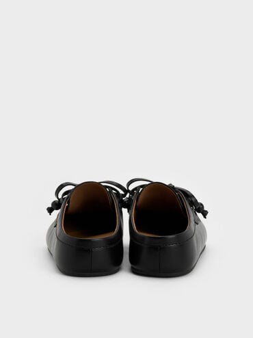 Gale Beaded-Lace Mules, Black, hi-res