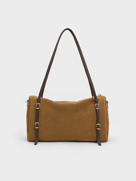 Levy Two-Tone Shoulder Bag, Sahara Sand, hi-res
