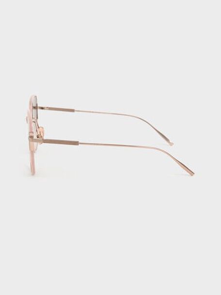 Seraphina Butterfly Sunglasses, Pink, hi-res