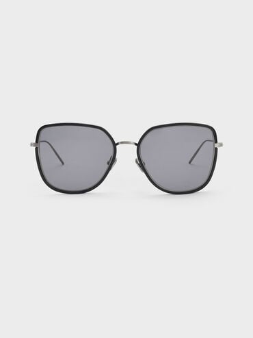 Lisbeth Butterfly Sunglasses, Noir, hi-res