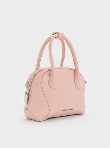 Nelly Bowling Bag, Light Pink, hi-res