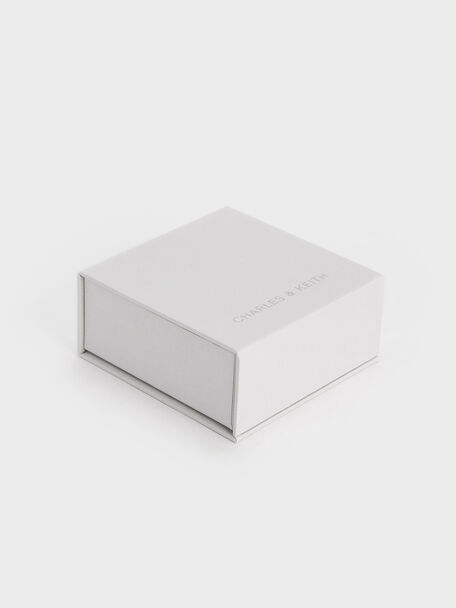 Hermione Crystal Bangle, Gold, hi-res