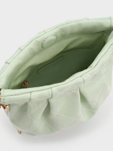 Duo Chain-Handle Two-Way Backpack, Mint Green, hi-res