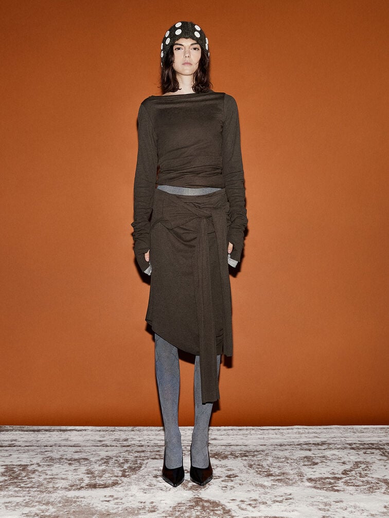 Pointed-Toe Kitten-Heel Pumps, Black Box, hi-res