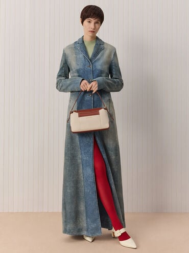 Roan Canvas Top Handle Bag, Brick, hi-res