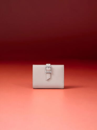 Bryna Belted Wallet, Cream, hi-res