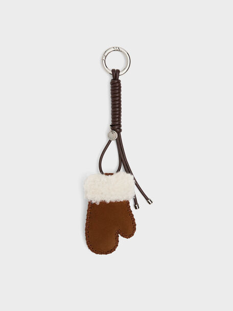 Cosima Mitten Charm, Pecan Brown, hi-res