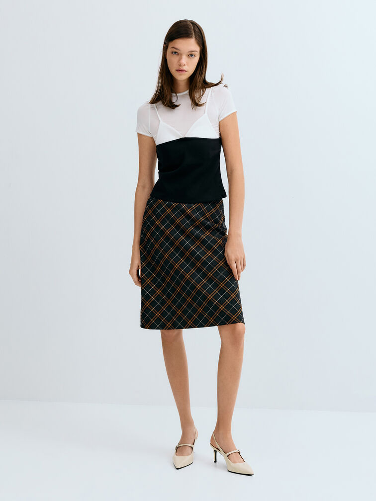 Pointed Slingback Mary Jane Pumps, Beige, hi-res