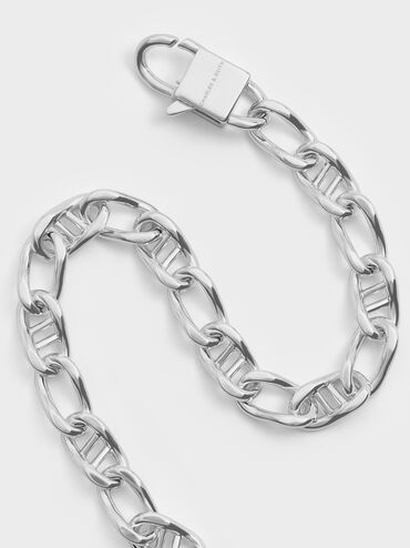 Nyra Mixed-Link Chain Bracelet, Silver, hi-res