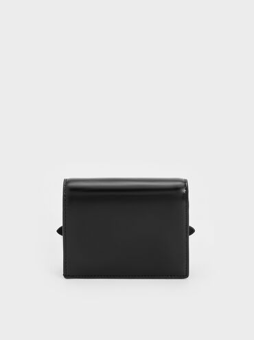 Sloane Chain-Handle Wallet, Noir, hi-res