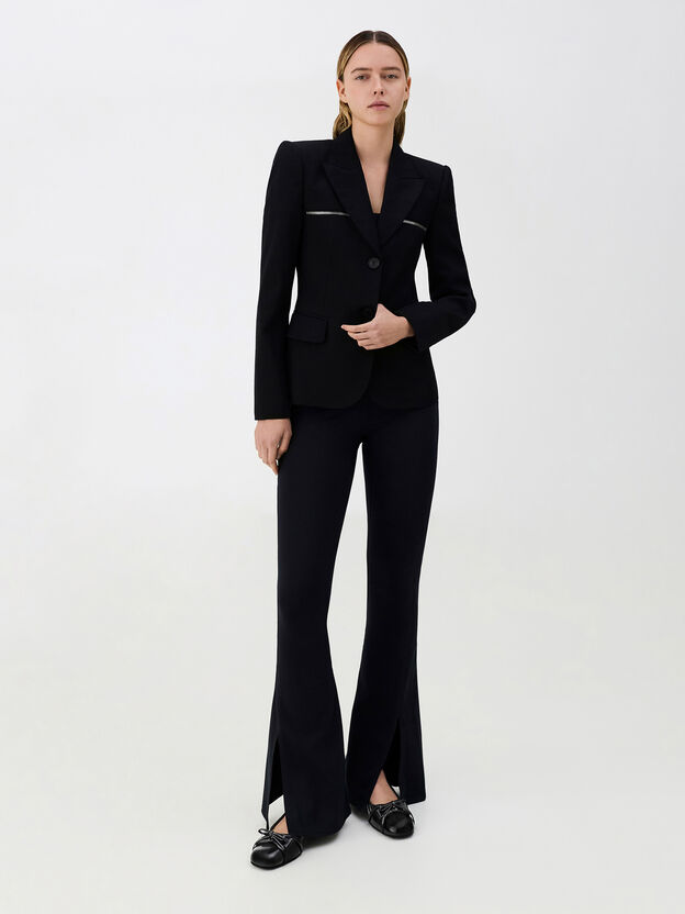 Bettina Double-Bow Pumps, Black Box, hi-res