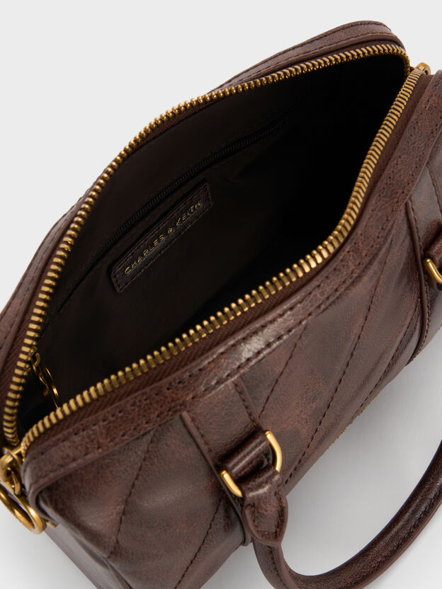 Philomena Bowling Bag, Distressed Coffee, hi-res