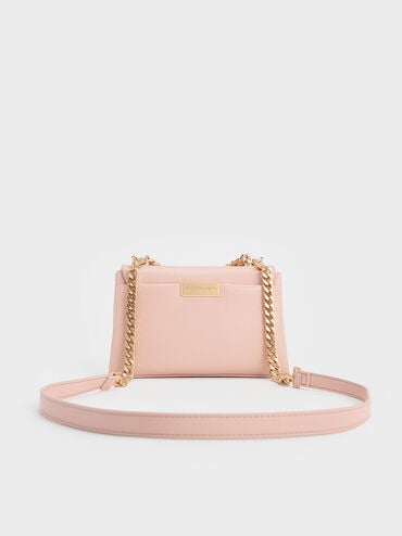 Mini Kerry Chain-Handle Crossbody Bag, Light Pink, hi-res