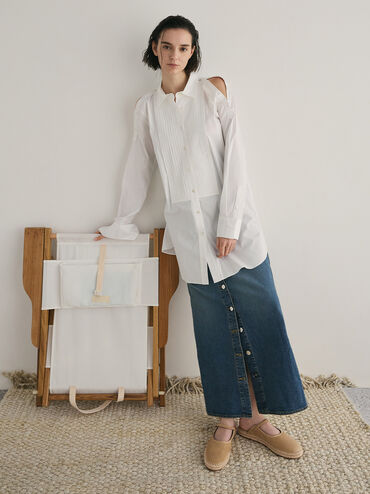 Bernadine Faux Suede Espadrille Mules, Sand, hi-res