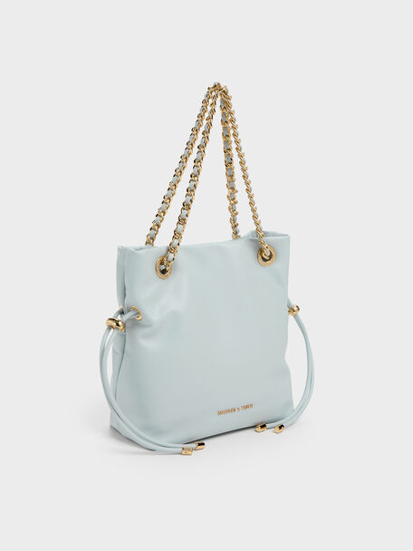 Arya Braided-Chain Crossbody Bag, Sea Salt Blue, hi-res