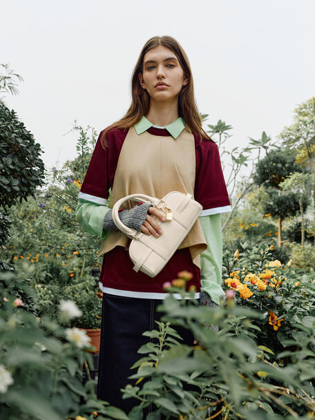 Scottie Bowling Bag, Cream, hi-res
