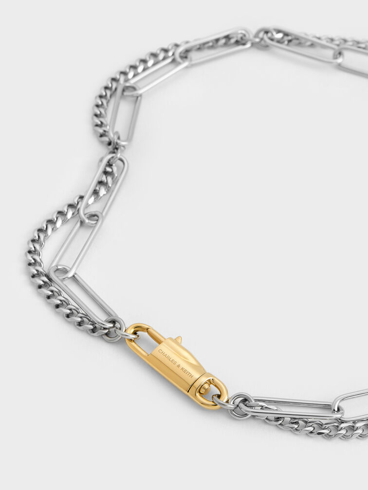 Delfina Double-Chain Necklace, Multi, hi-res