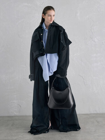 Sigrid Hobo Bag, Noir, hi-res