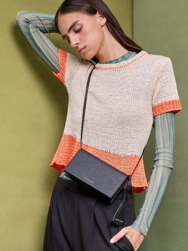 Beryl Long Wallet, Noir, hi-res