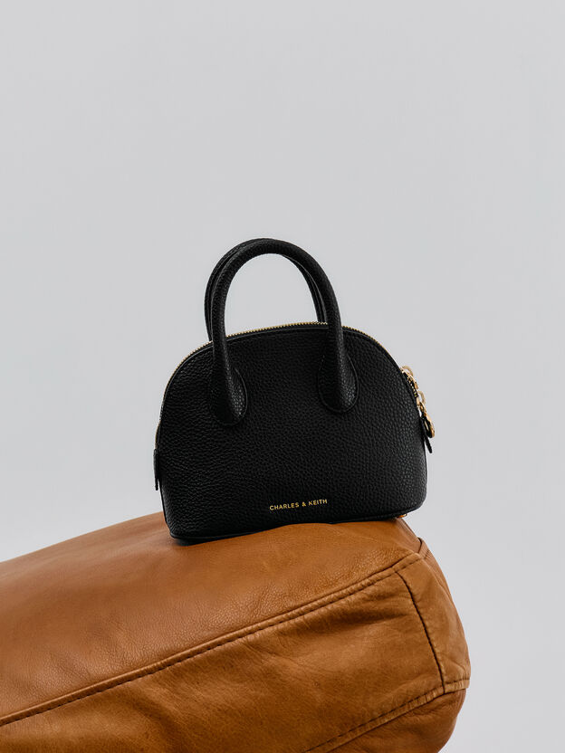 Beryl Bowling Bag, Black, hi-res