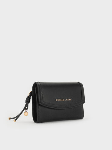 Haylen Front-Flap Small Wallet, Black, hi-res