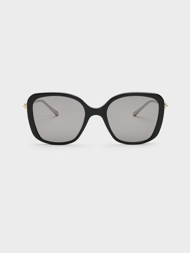 Adalyn Butterfly Sunglasses, Noir, hi-res