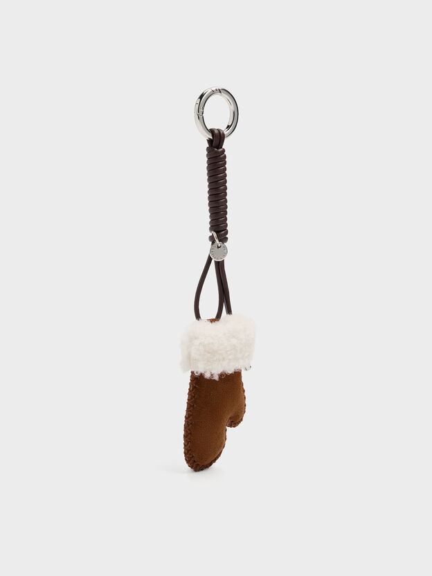 Cosima Mitten Charm, Pecan Brown, hi-res
