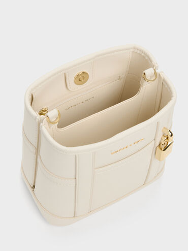 Scottie Bucket Bag, Cream, hi-res