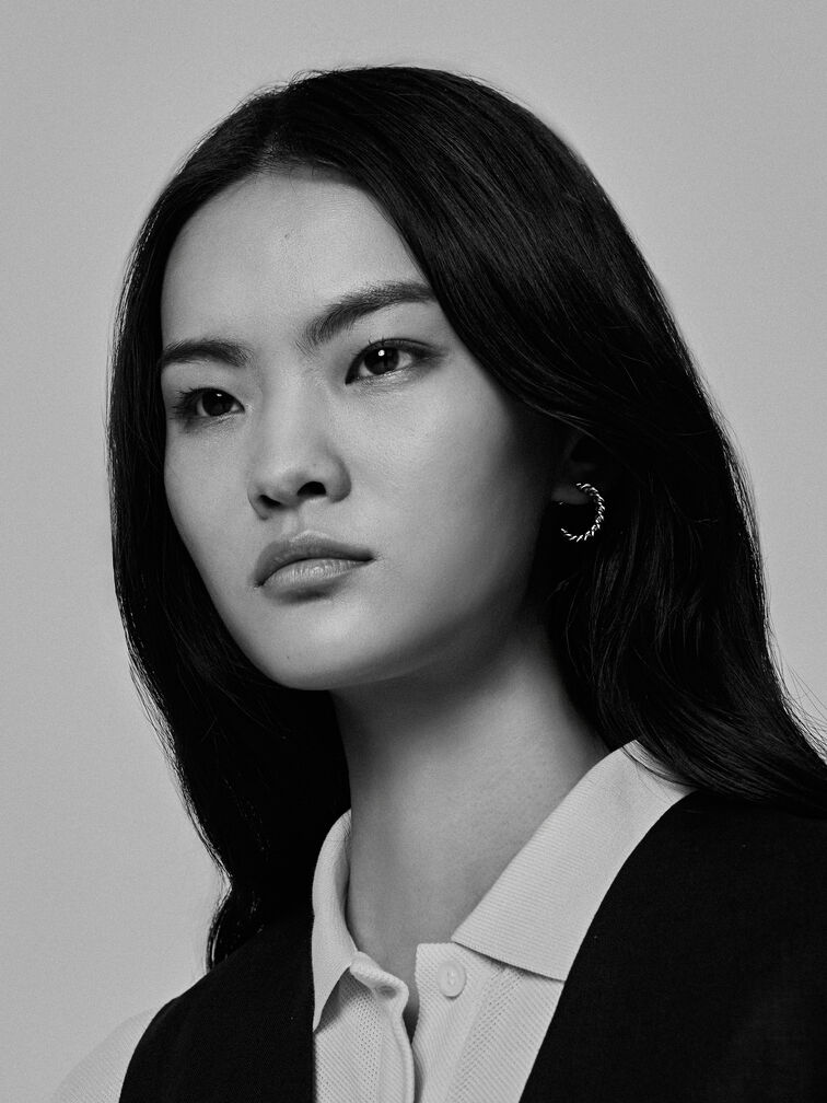 Sable Rope-Knot Hoop Earrings, Silver, hi-res